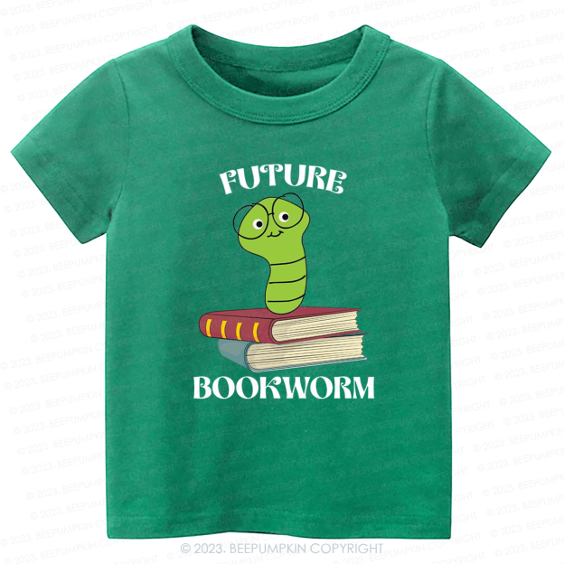 Future Bookworm Librarian Kids Shirt
