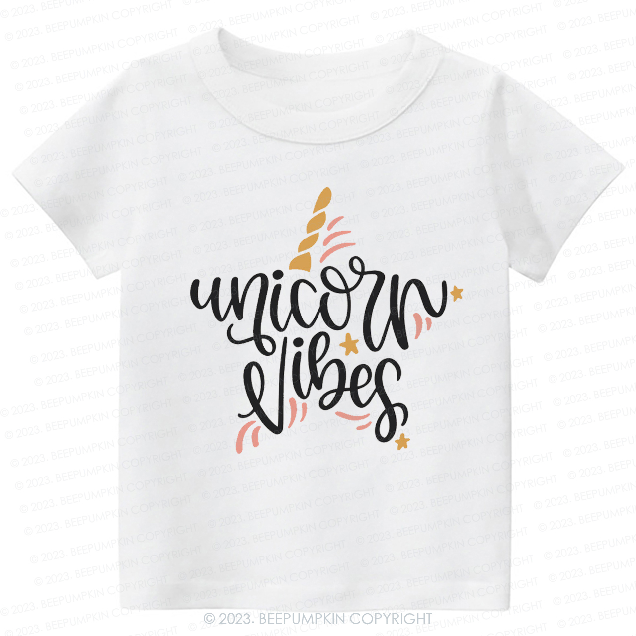 Unicorn Vibes Birthday Party Kids Shirt