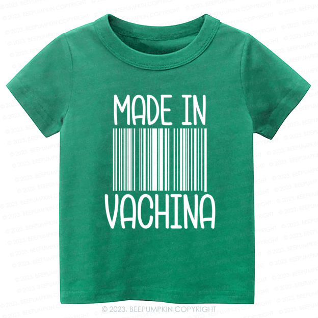 Funny Made In Vachina Kids Shirt