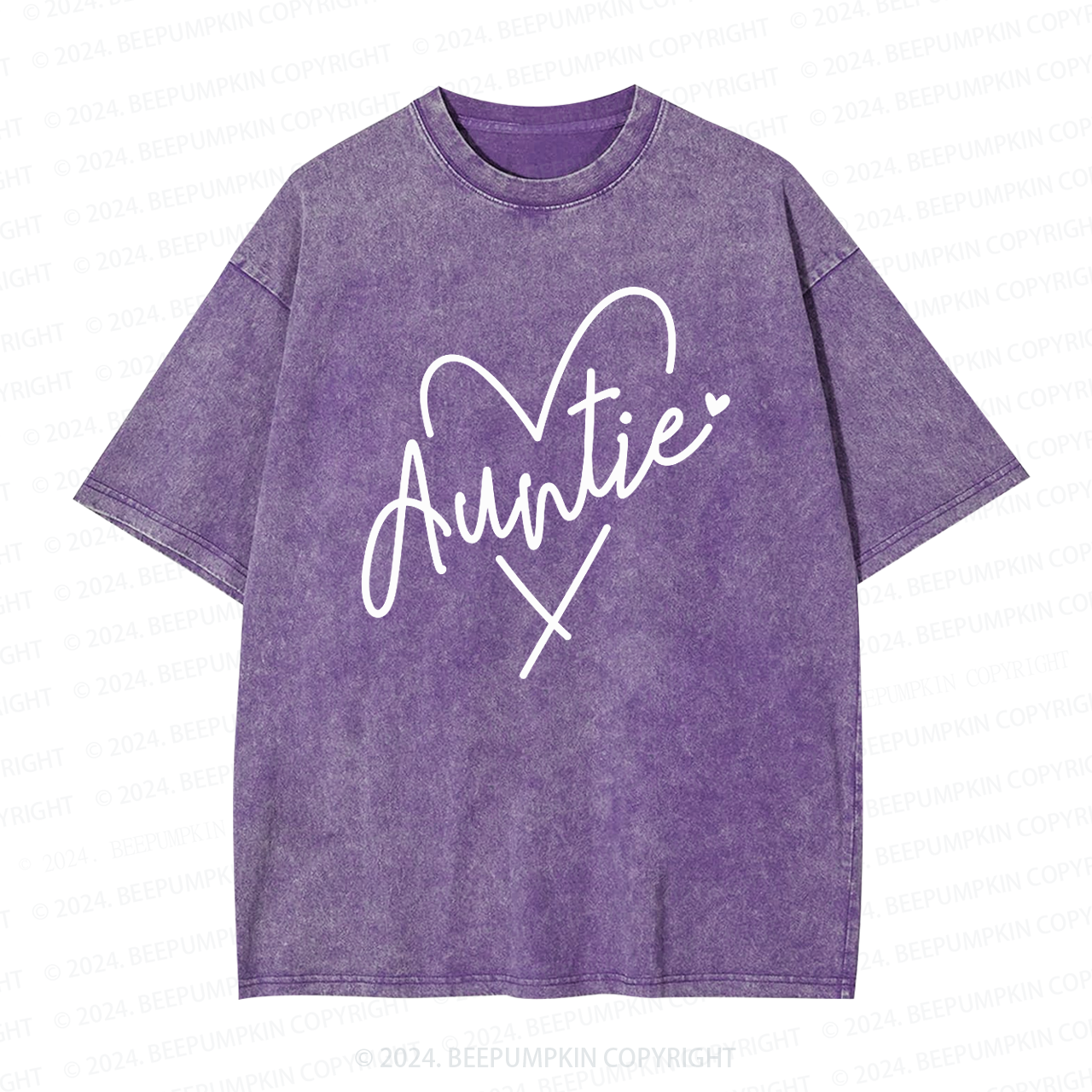 Auntie Heart Auntie Washed Tees