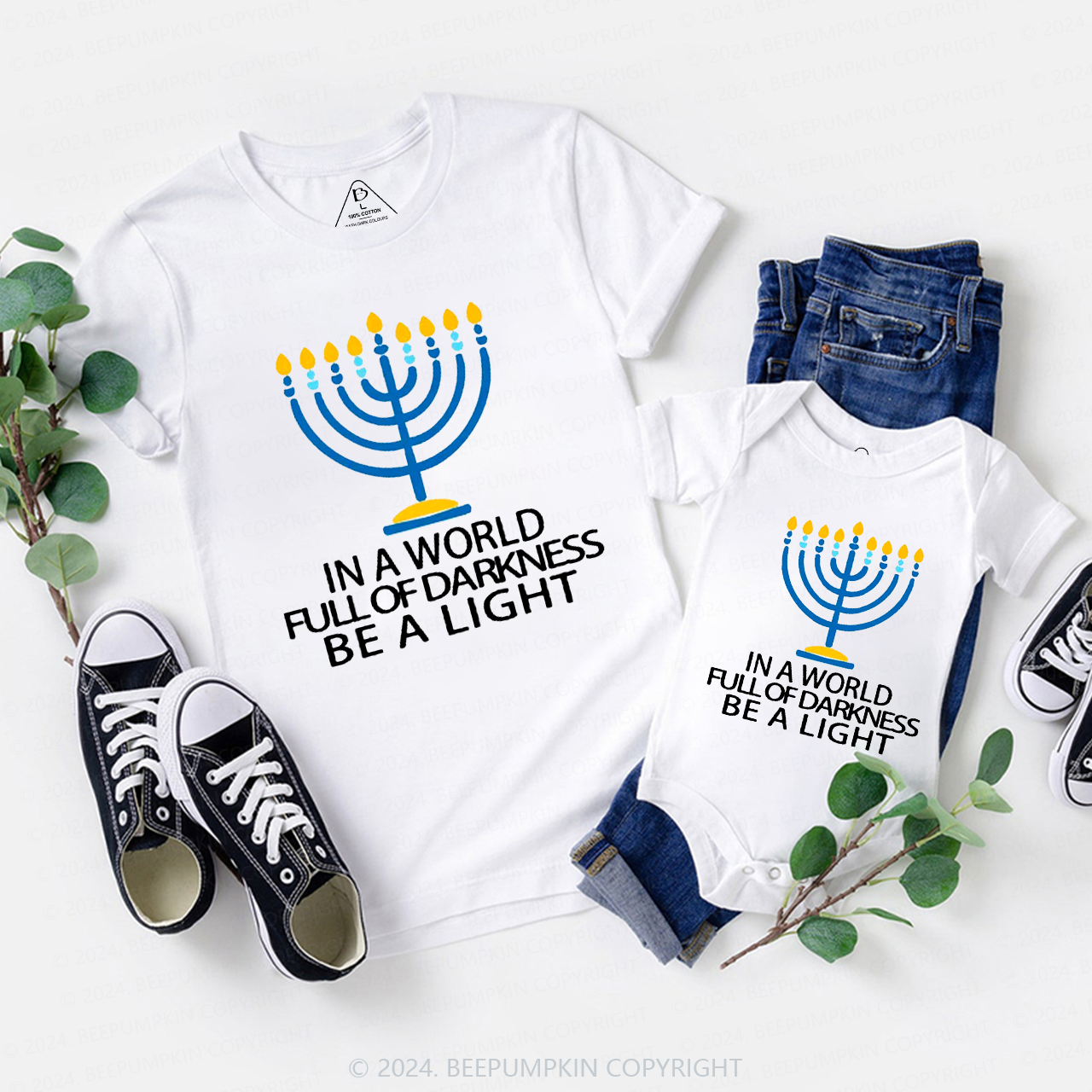 Hanukkah In A World Full Of Darkness Be A Light T-Shirts