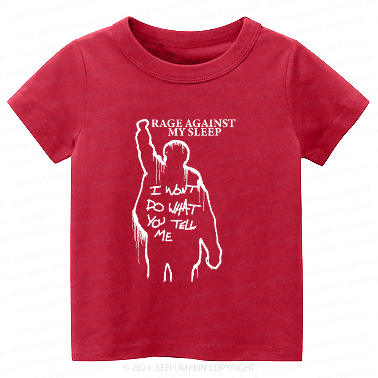 Rage Against My Sleep Toddler&Kids Tees 7
