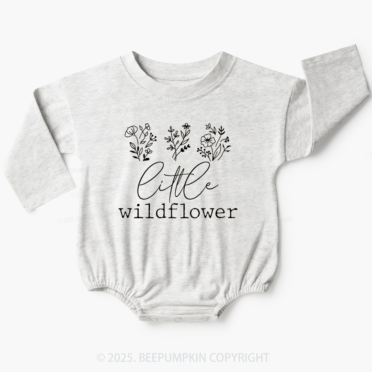 Little Wildflower Baby Bubble Romper Beepumpkin