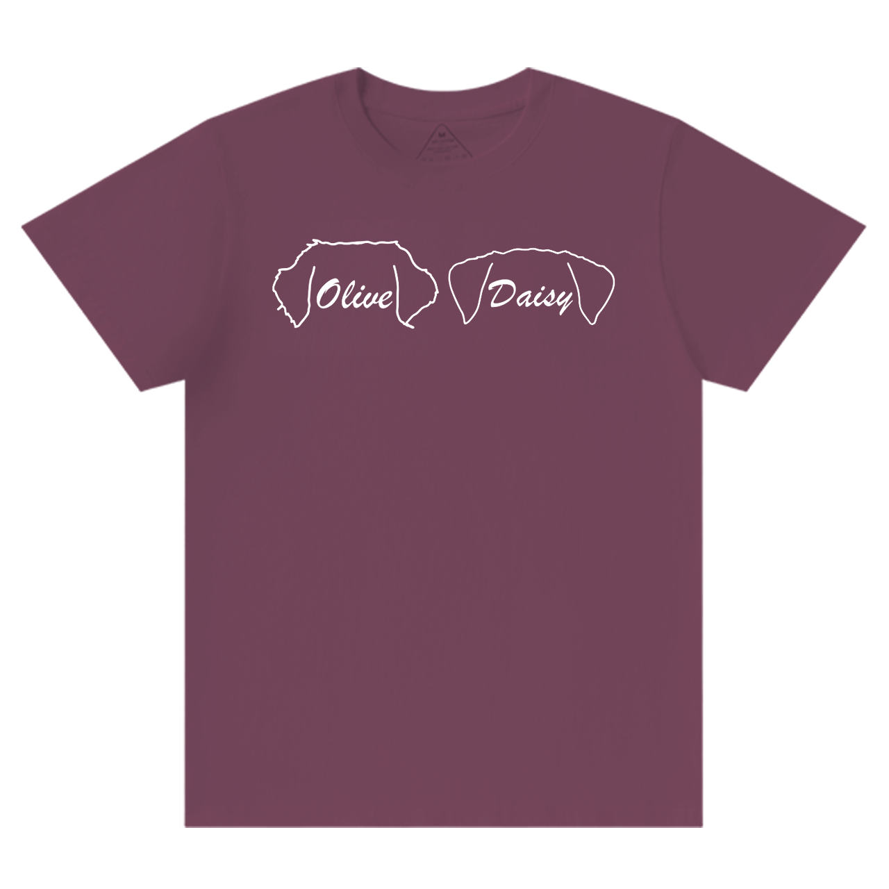 Personalized Dog Ears Mama T-Shirts