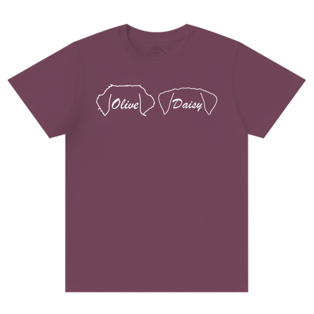 Personalized Dog Ears Mama T-Shirts