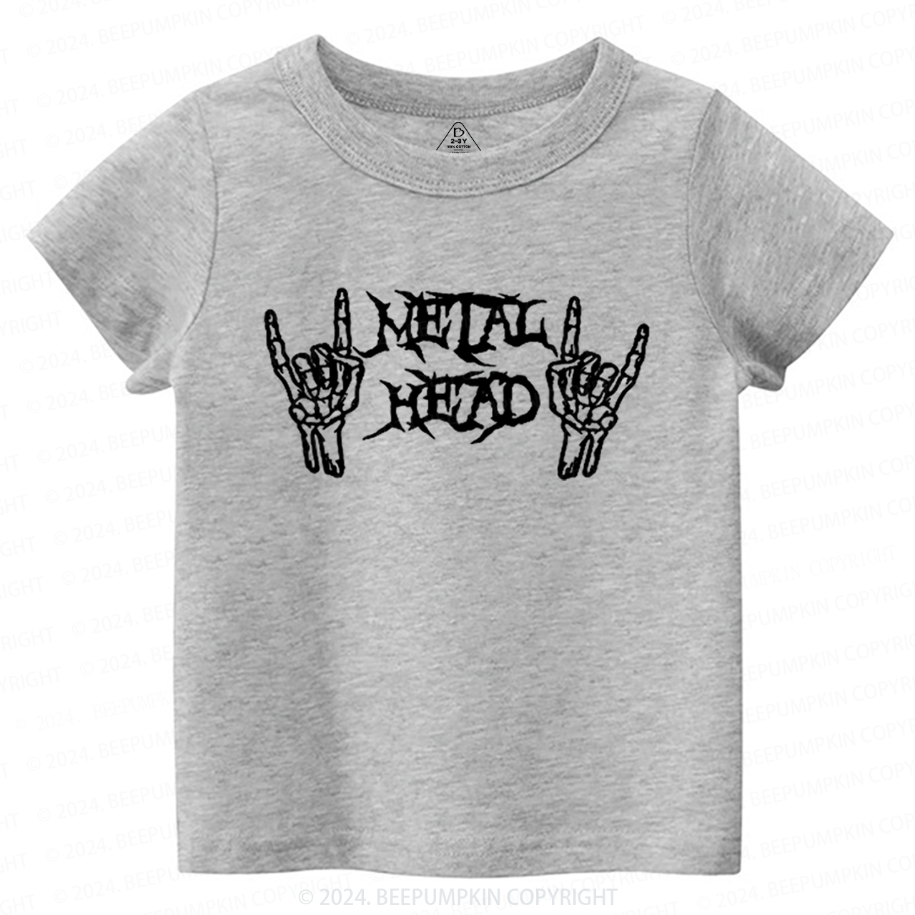 Metal Head Heavy Metal Toddler&Kids Tees 8