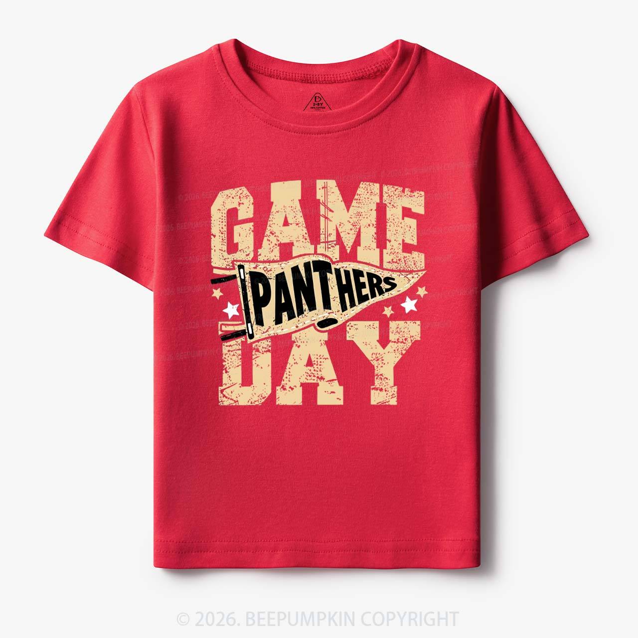 Personalized School Mascot Game Day Retro Toddler&Kid's Tees