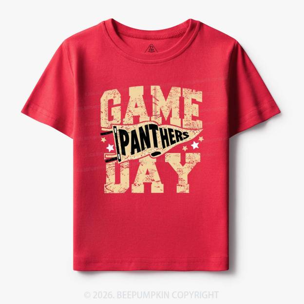 Personalized School Mascot Game Day Retro Toddler&Kid's Tees
