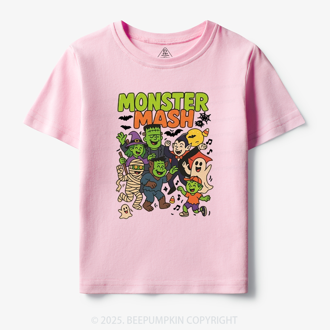 Monster Mash Halloween Toddler&Kid's Tees Beepumpkin