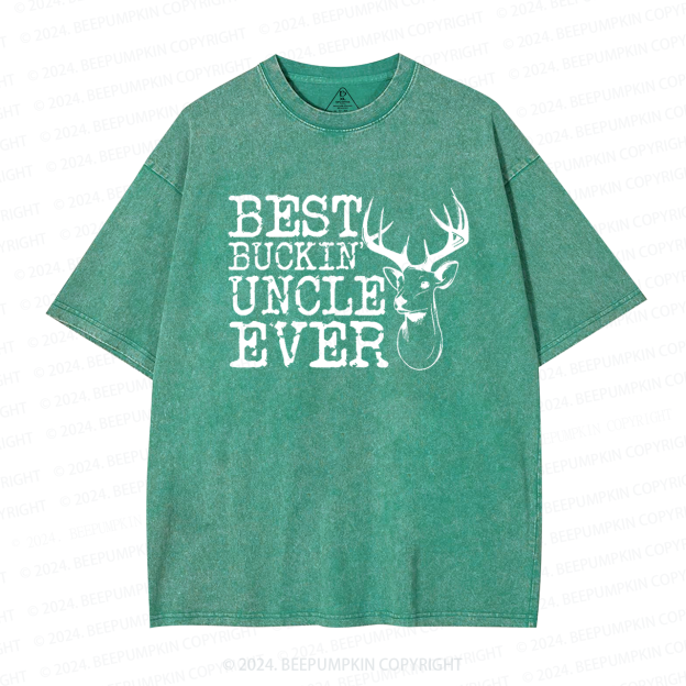 Best Buckin' Uncle Ever Washed T-Shirts 