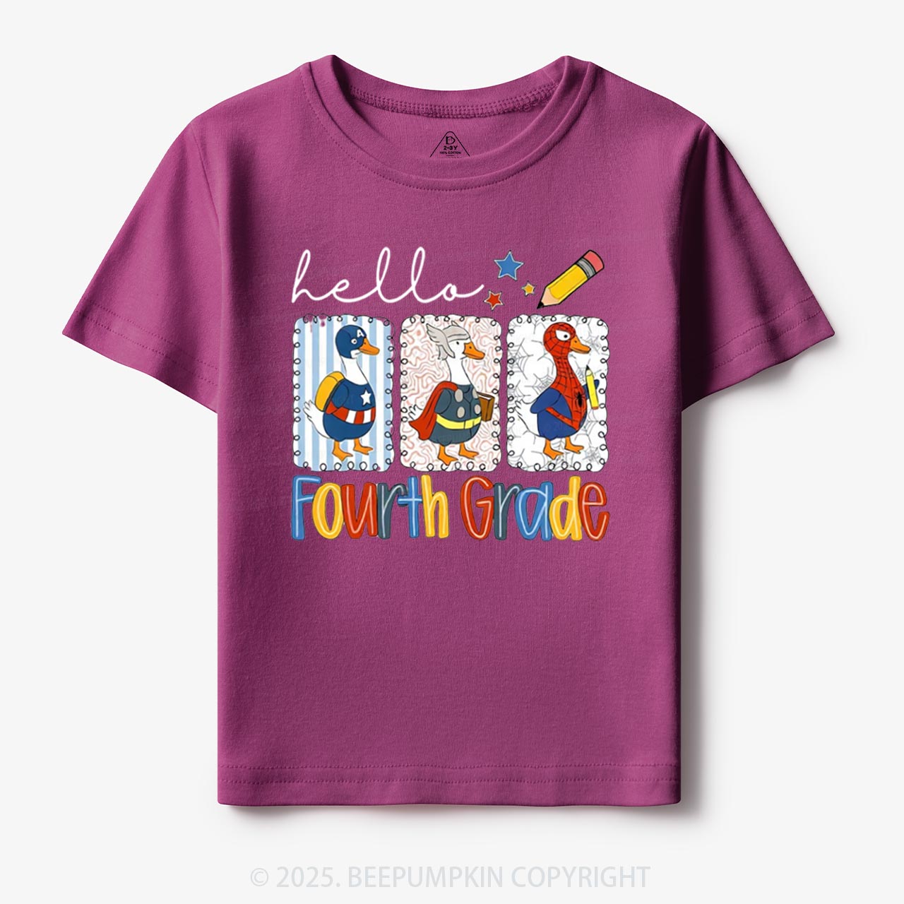 Personalized Hello School Toddler&Kid's Tees Beepumpkin