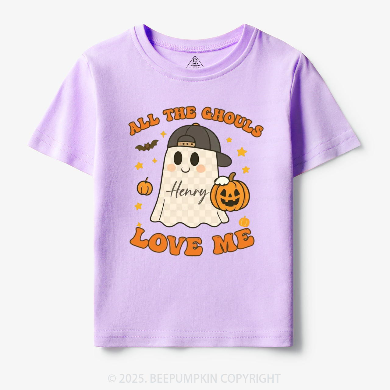 Personalized All The Ghouls Love Me Toddler&Kid's Tees Beepumpkin