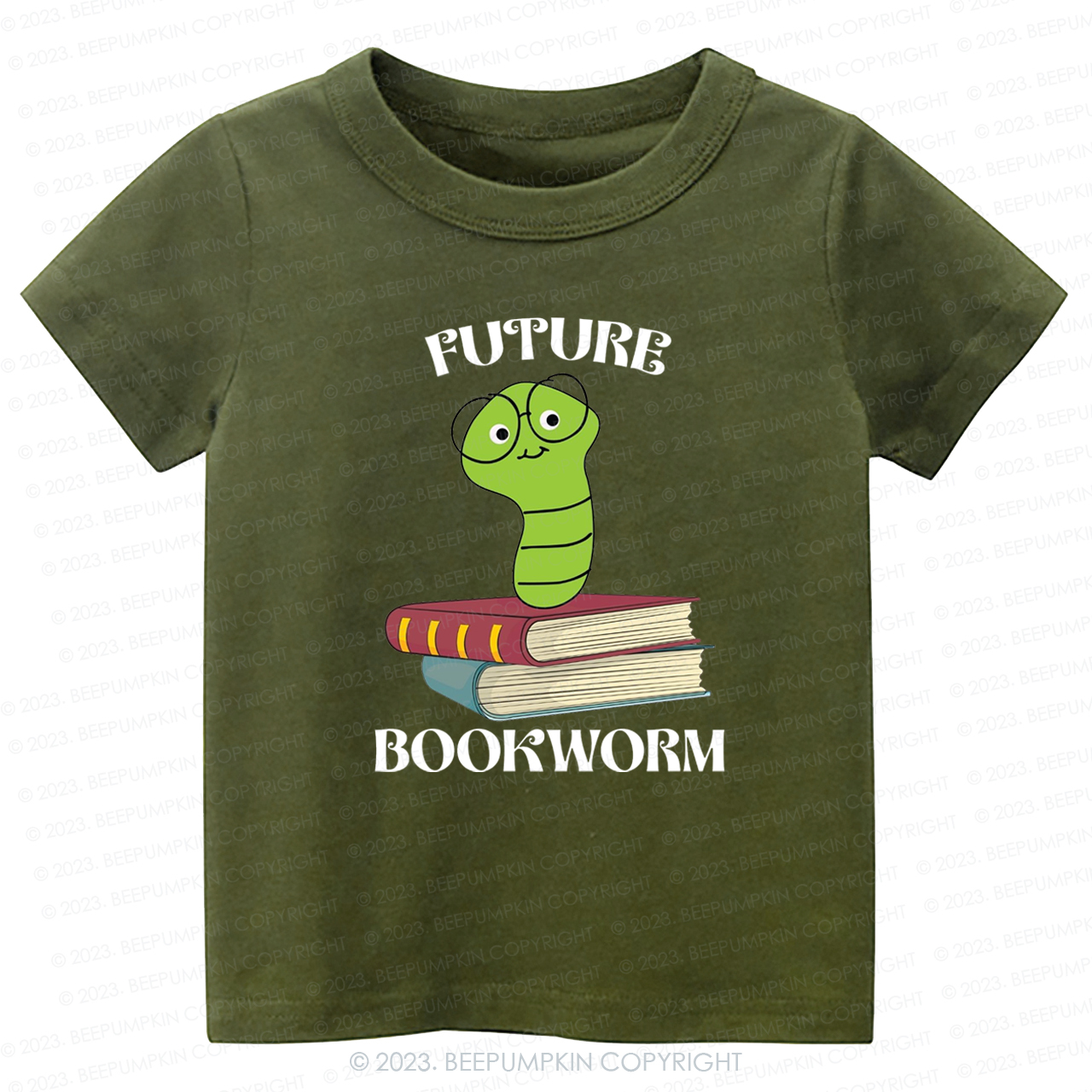 Future Bookworm Librarian Kids Shirt