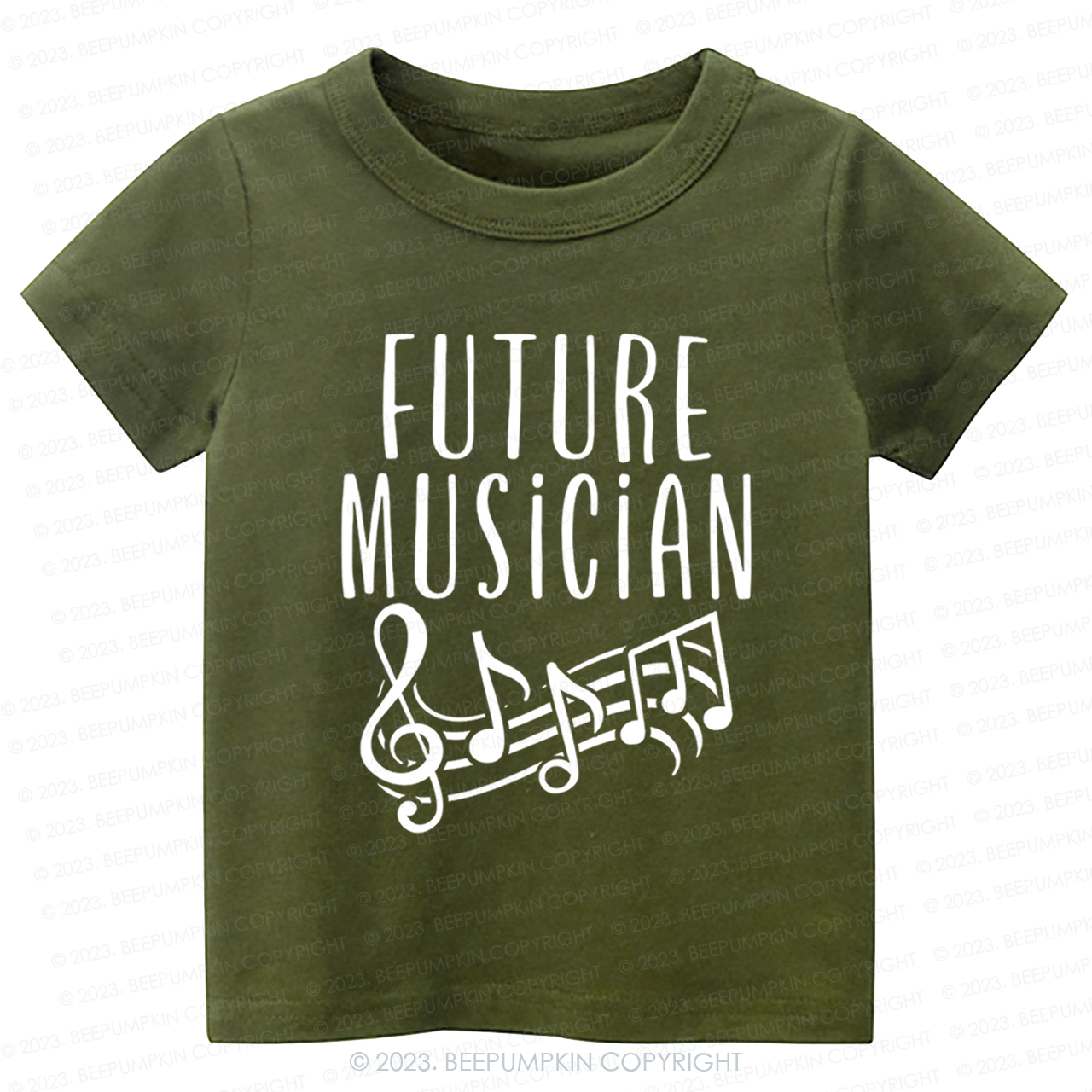 Future Musician Musical notes Kids Shirt