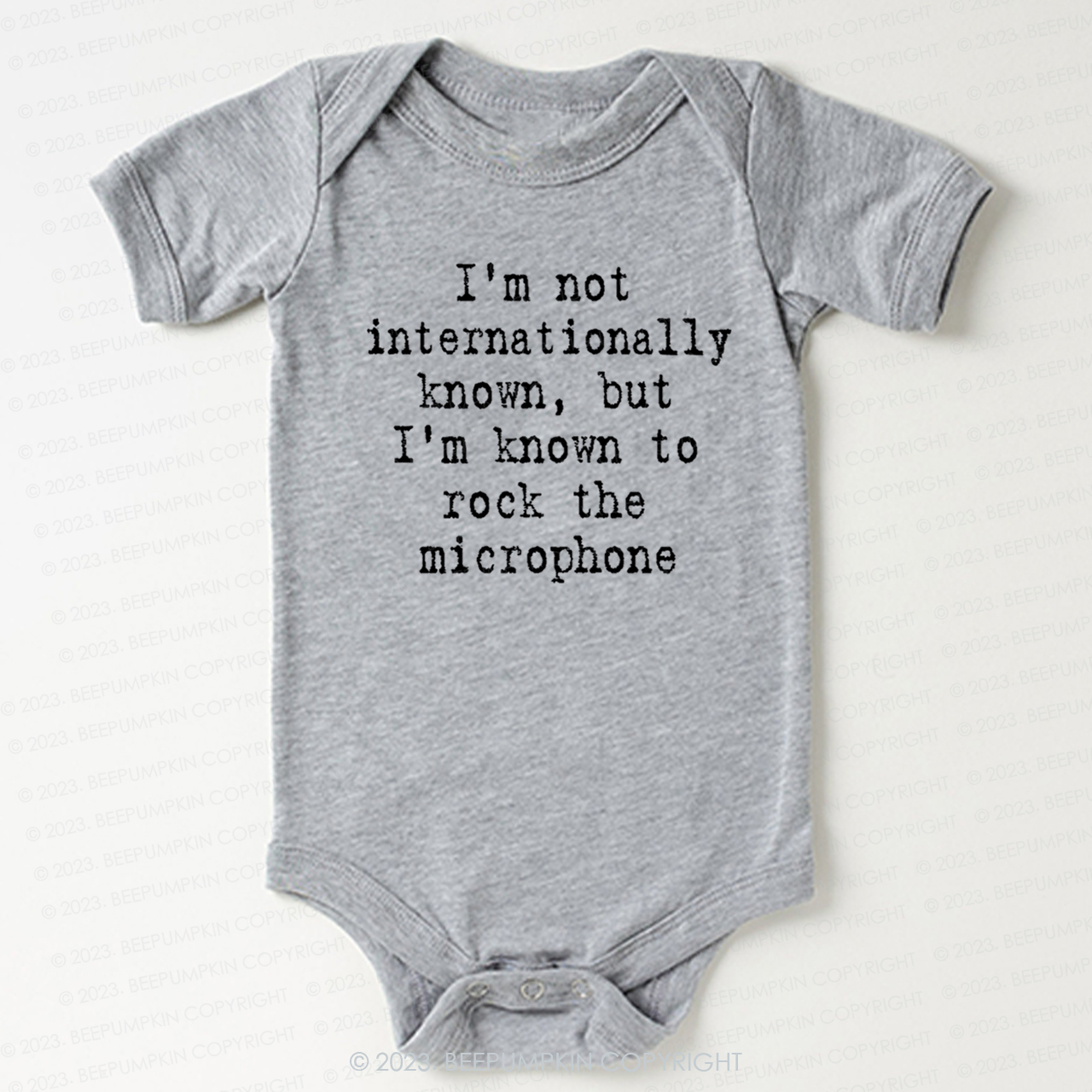 It Takes Two I'm Not Internationally Known Bodysuit For Baby