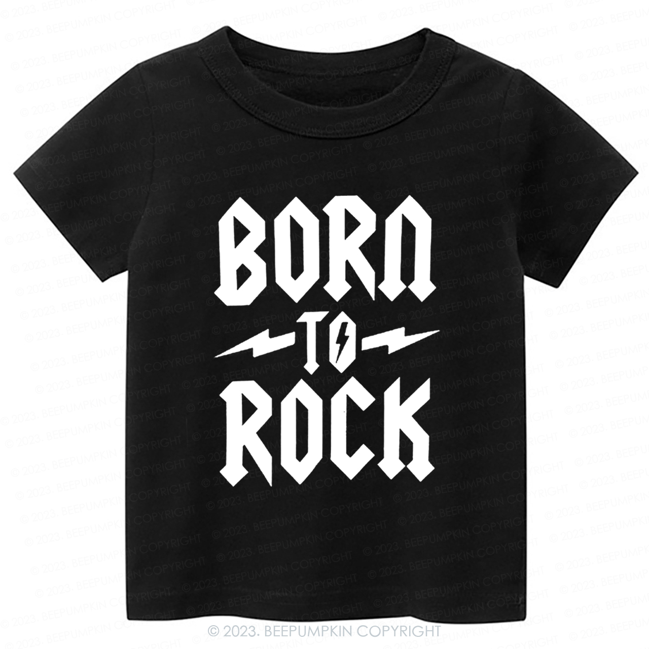 Born To Rock Heavy Metal Kids Shirt 8
