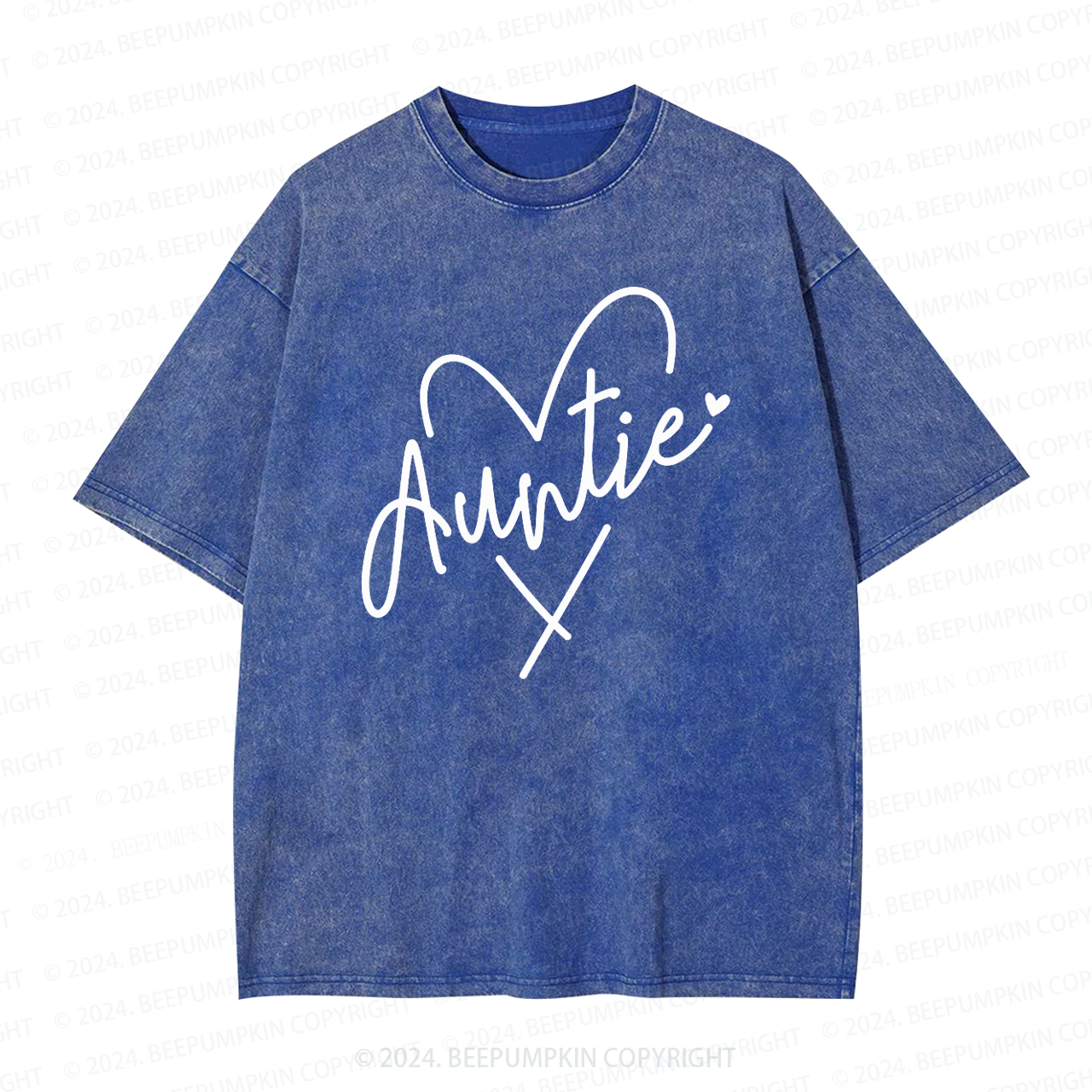 Auntie Heart Auntie Washed Tees