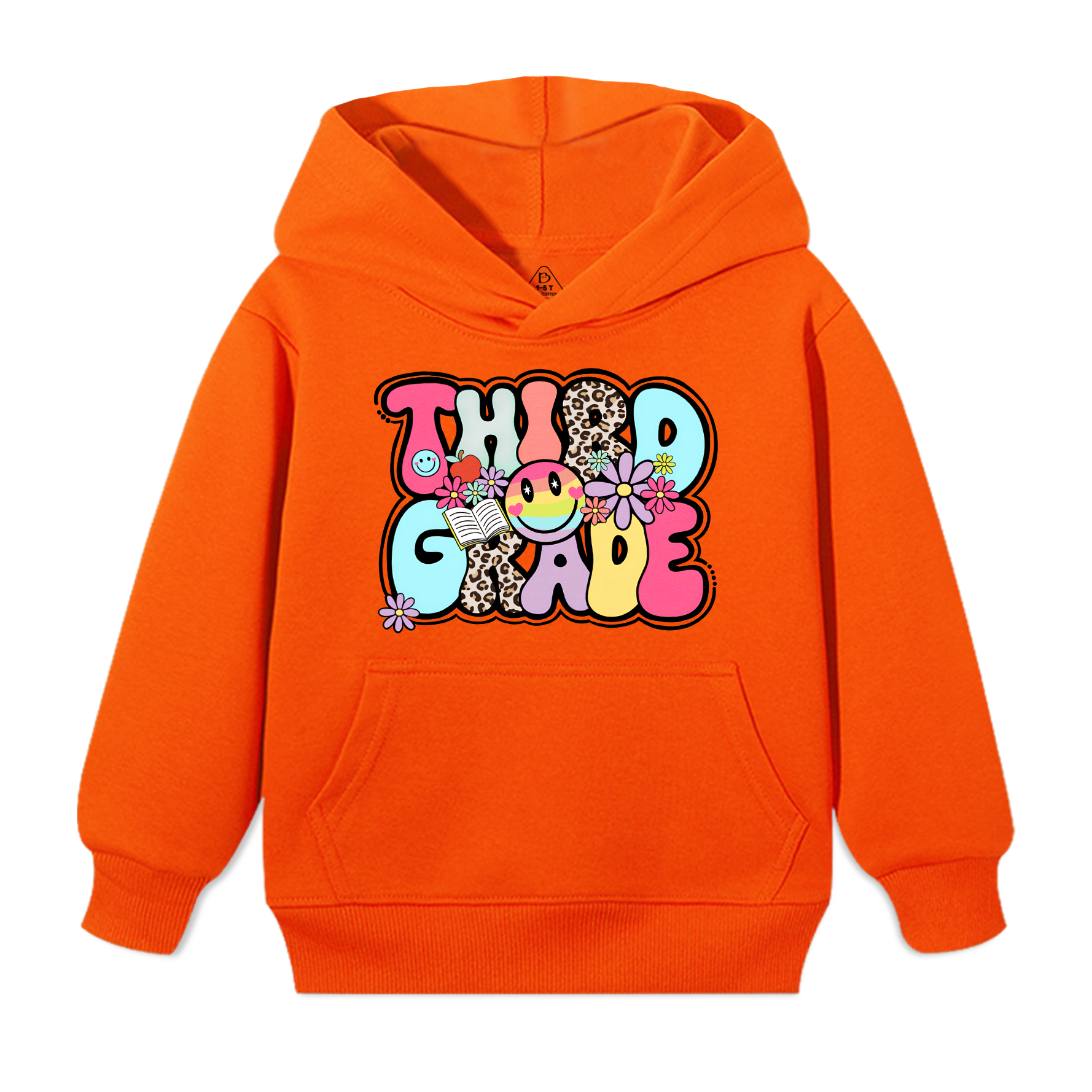 Personalized First/Second/Third Grade Kid's Hoodies Beepumpkin