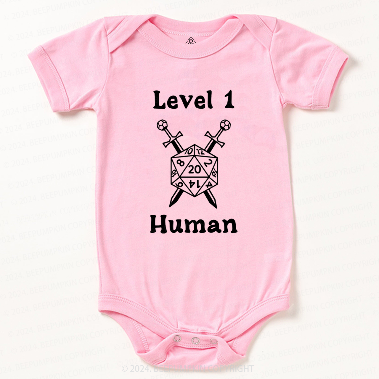 Level 1 Human Character Baby Bodysuit 7