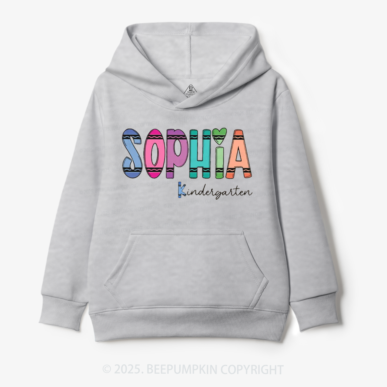 Personalized Colorful Name Magic Kid's Hoodies Beepumpkin