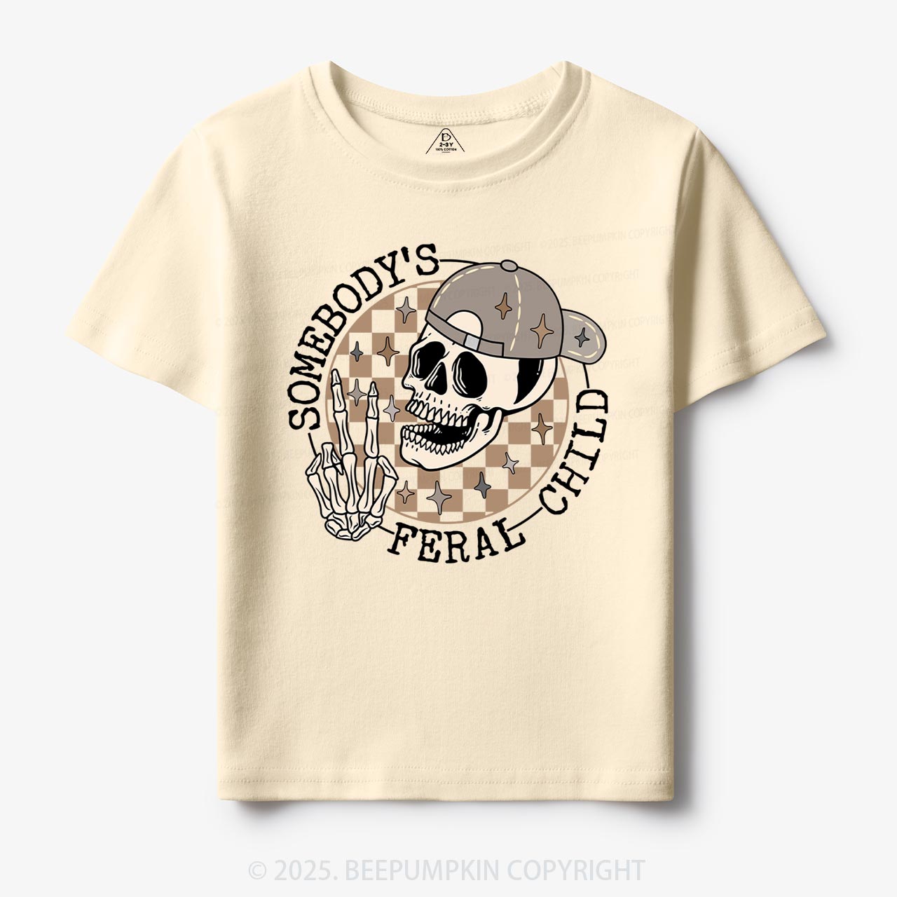 Somebody's Feral Child Toddler&Kid's Tees Beepumpkin 7