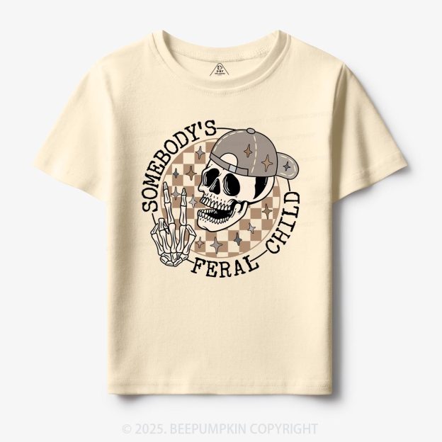 Somebody's Feral Child Toddler&Kid's Tees Beepumpkin 7