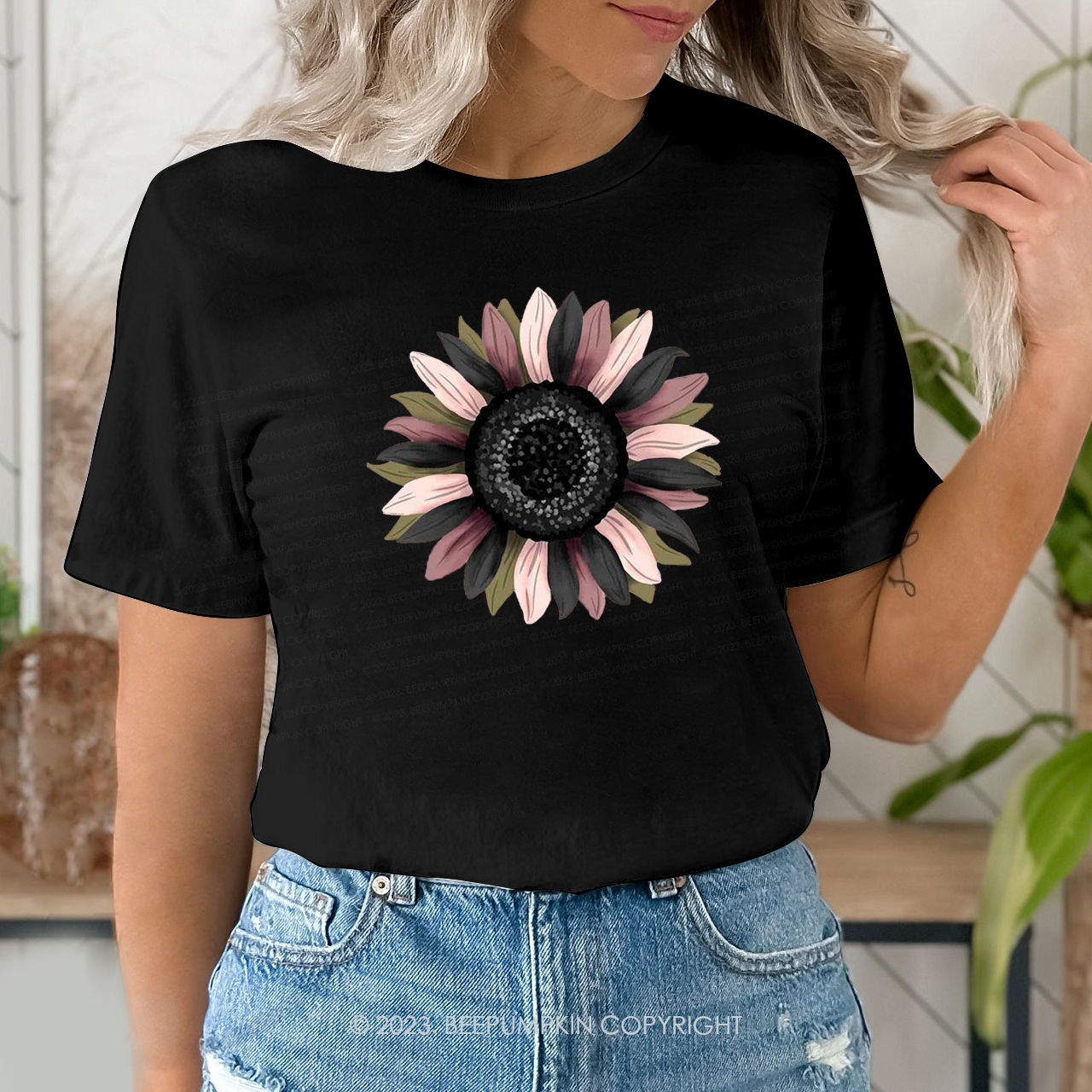 Fall Sunflower Shirts Beepumpkin