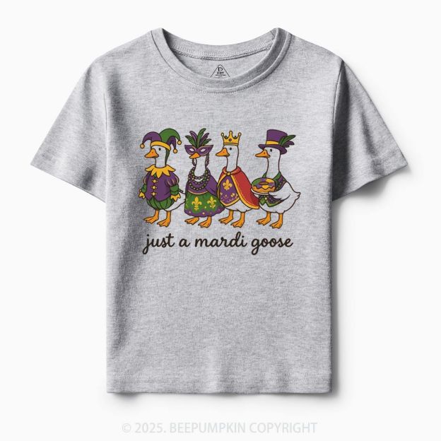 Just A Mardi Goose Toddler&Kid's Tees Beepumpkin