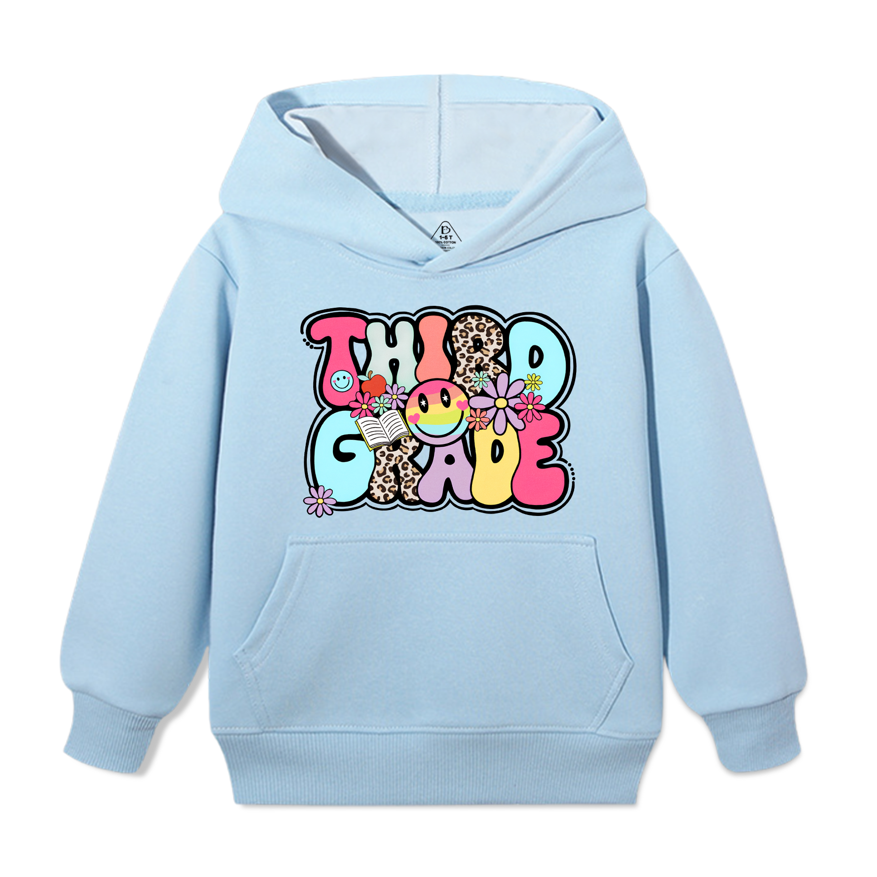 Personalized First/Second/Third Grade Kid's Hoodies Beepumpkin