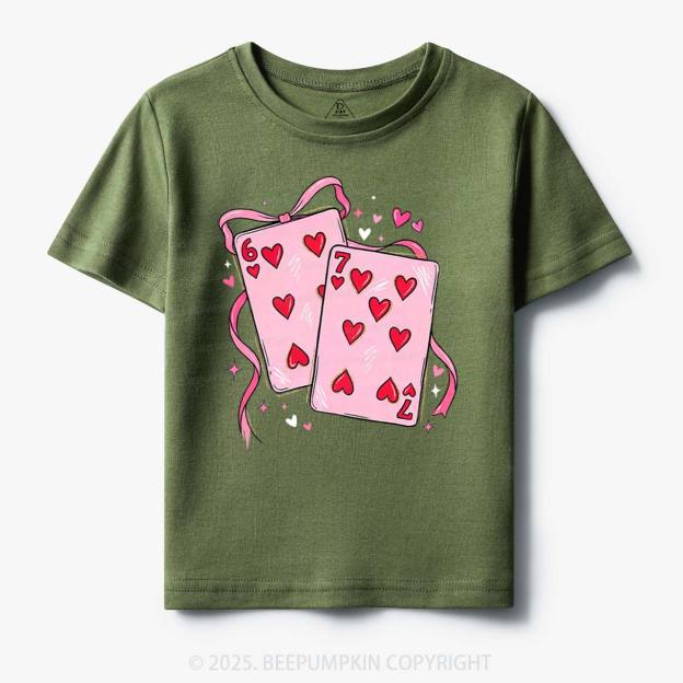 Playing Cards Valentine's Day 67 Toddler&Kid's Tees Beepumpkin
