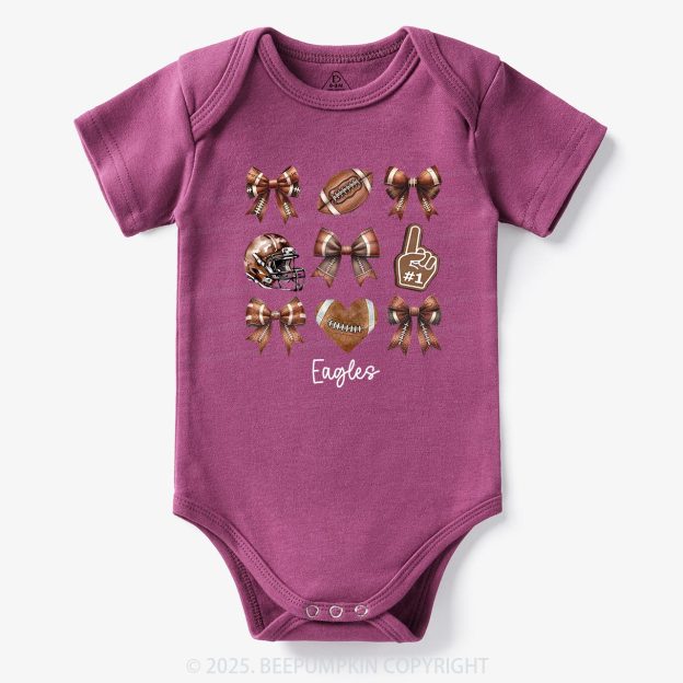 Personalized Football Bodysuit Beepumpkin