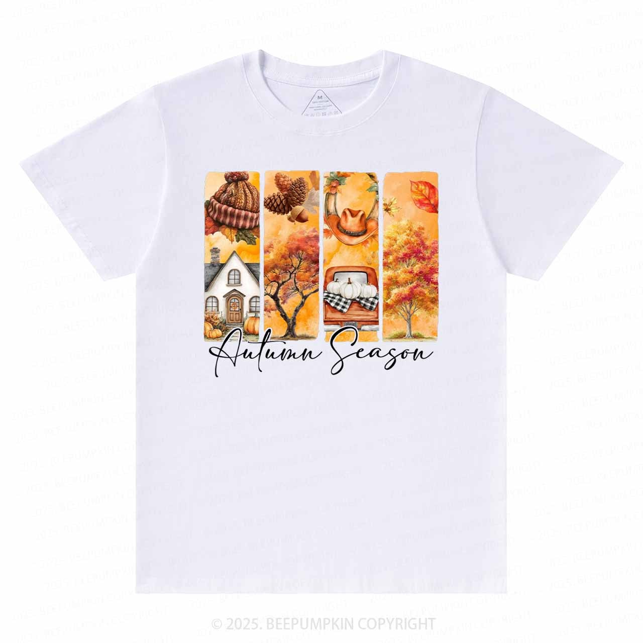 Cozy Autumn Season Brushstroke T-Shirts Beepumpkin 