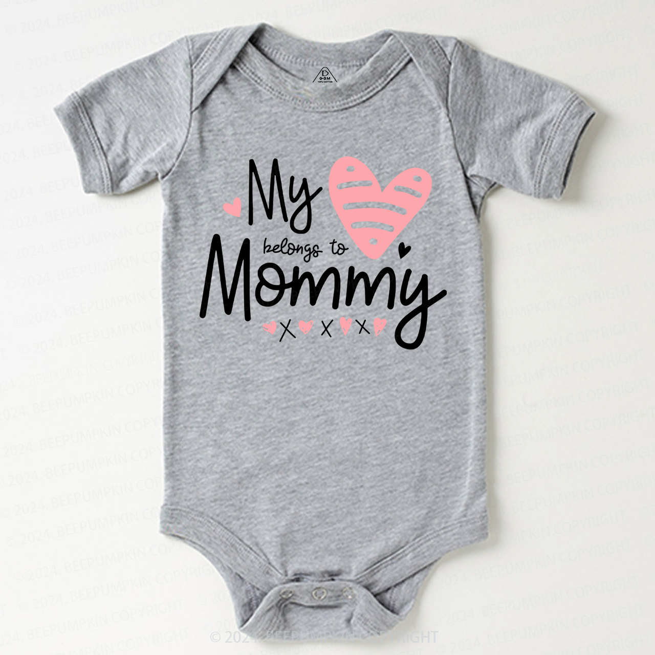 My Heart Belongs To Mummy Baby Bodysuit 7