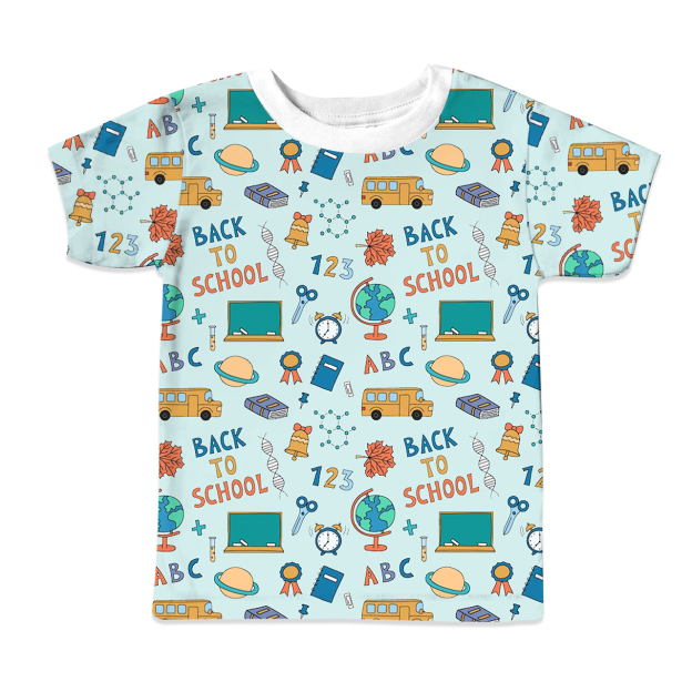Globe Back To School All Over Print Kids Tees