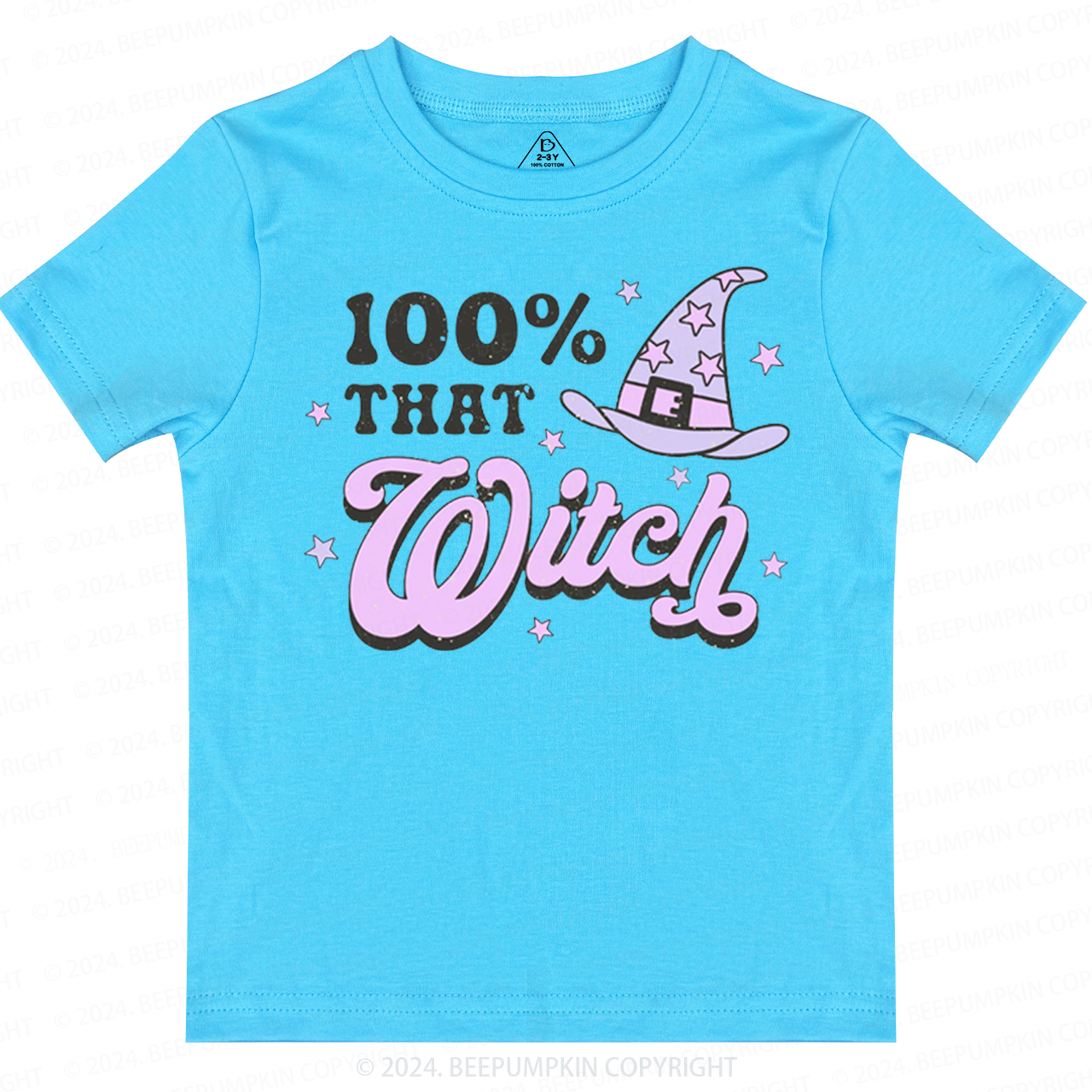 100% That Witch Halloween Toddler&Kids Tees 