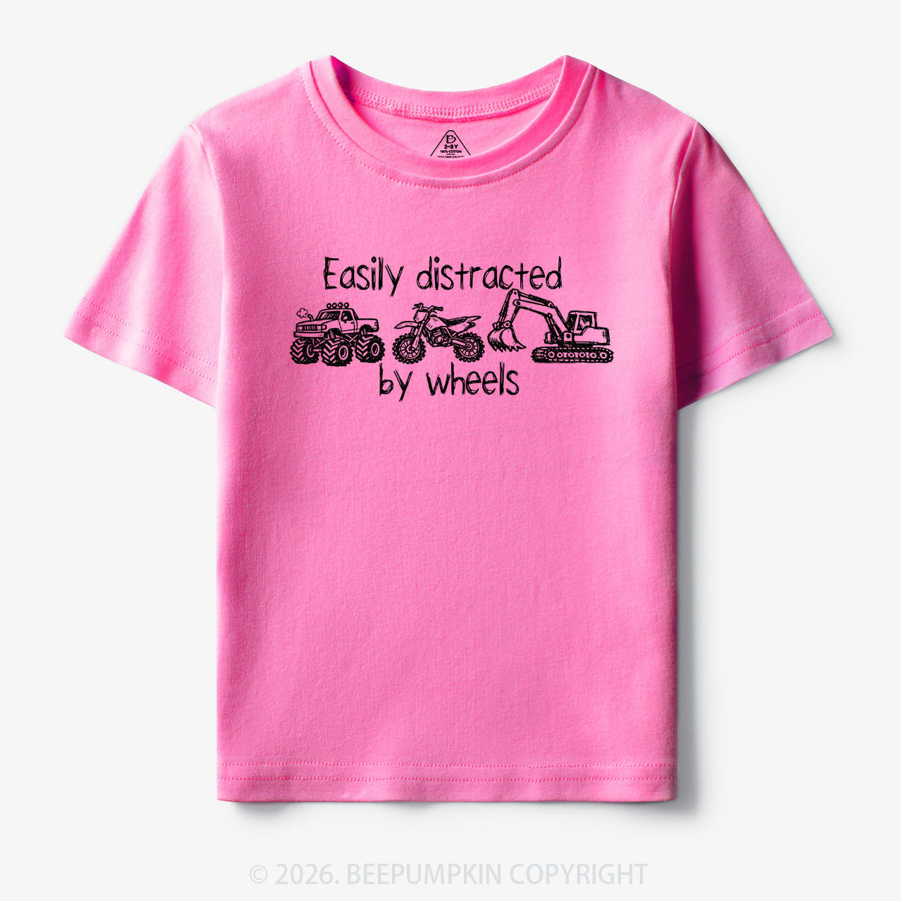 Monster Truck Tractor Toddler&Kid's Tees
