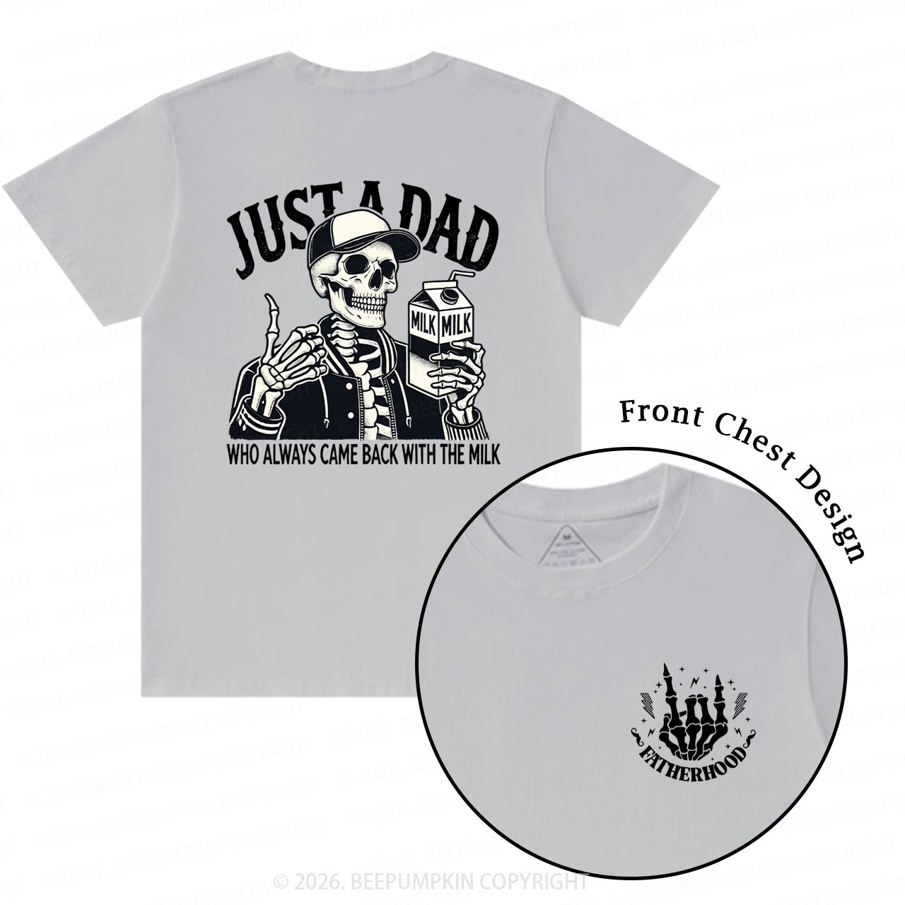 Just A Dad Who Always Came Back With The Milk T-Shirts