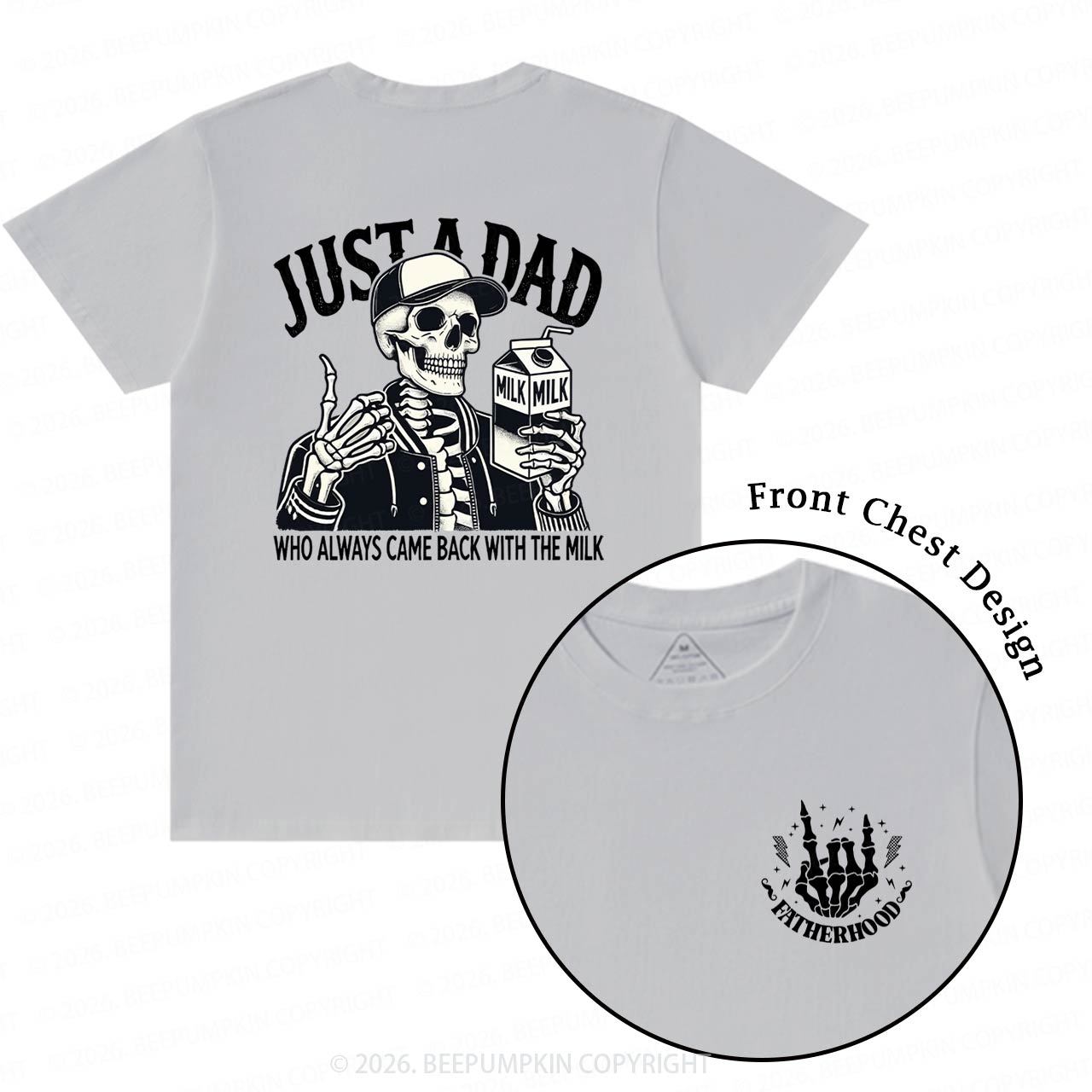 Just A Dad Who Always Came Back With The Milk T-Shirts