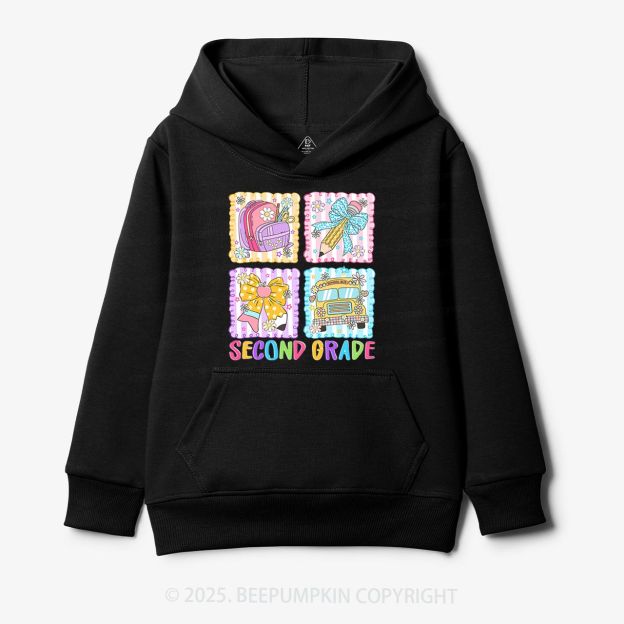 Learning Squares Kid's Hoodies Beepumpkin