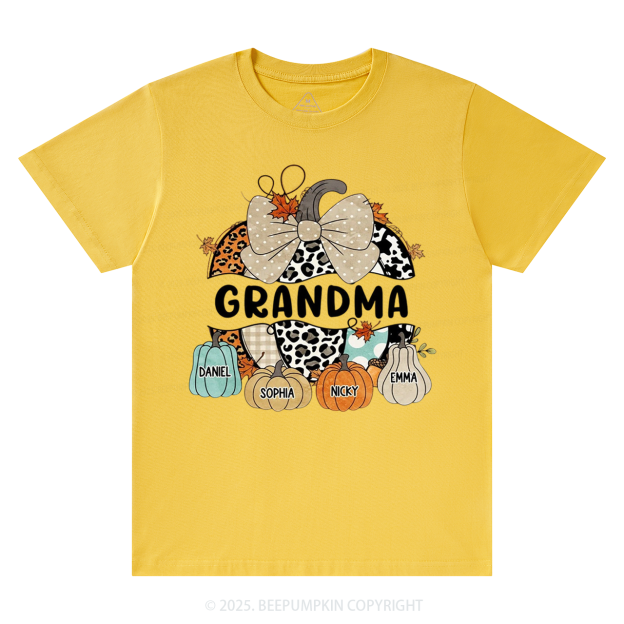 Personalized Fall Halloween Pumpkin T-Shirts Beepumpkin