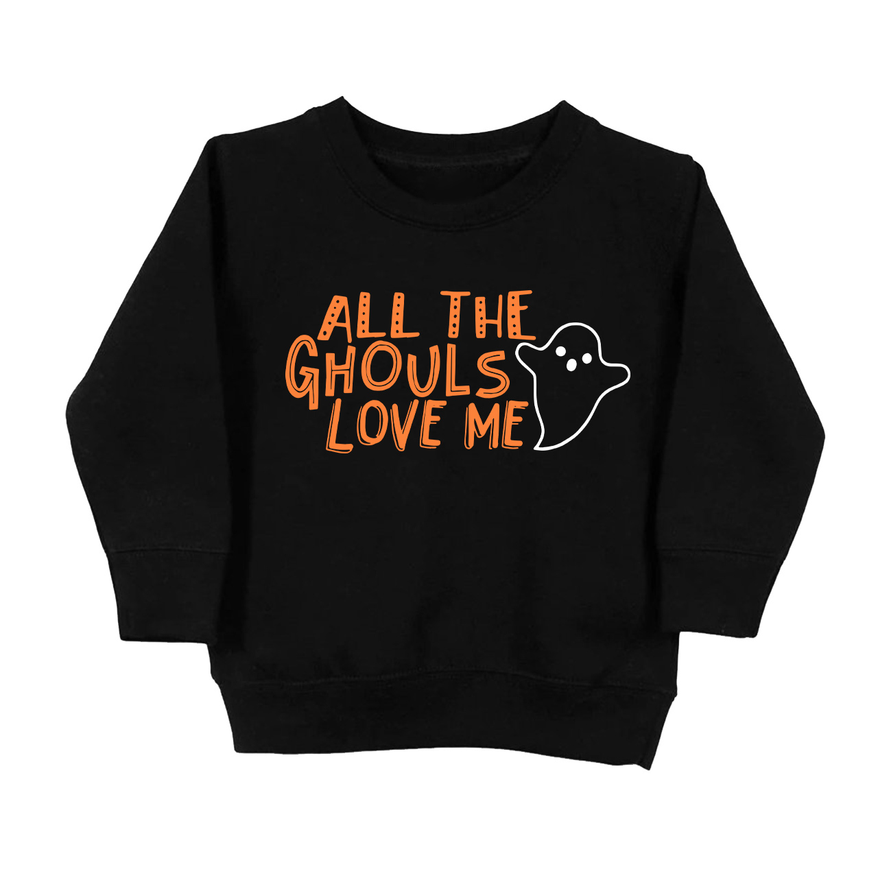 Halloween All The Ghouls Love Me Kids Sweatshirt