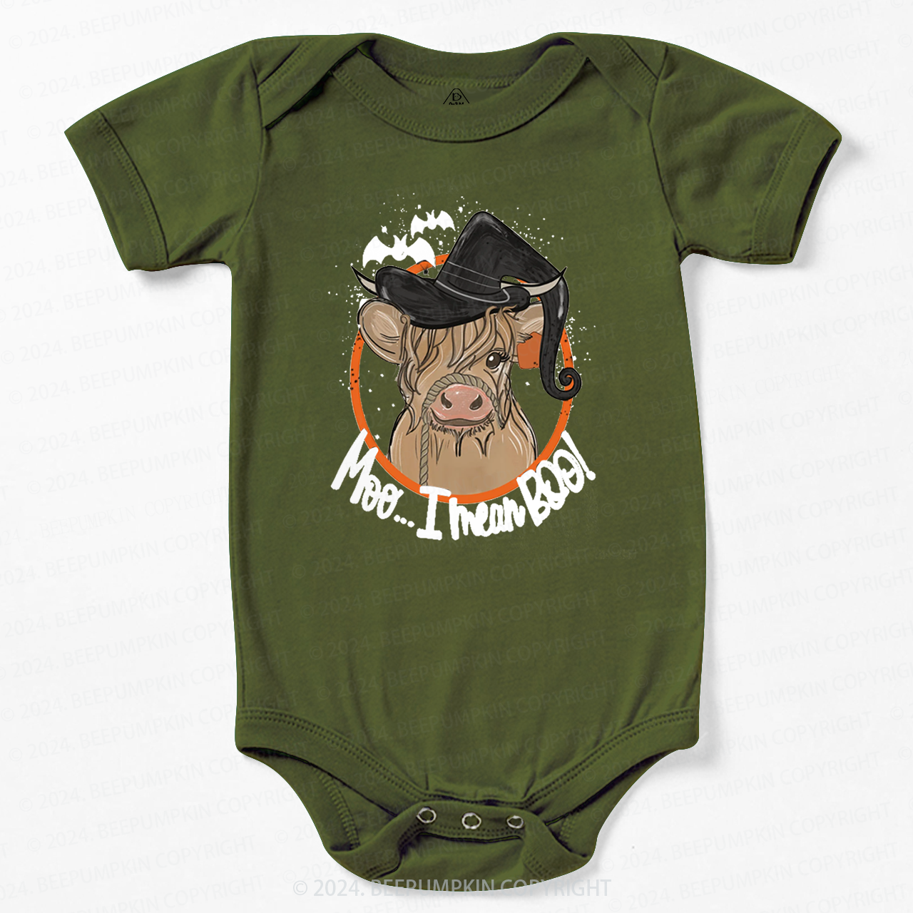  Retro Cow Halloween Farm Vibes Boho Halloween Baby Bodysuits 