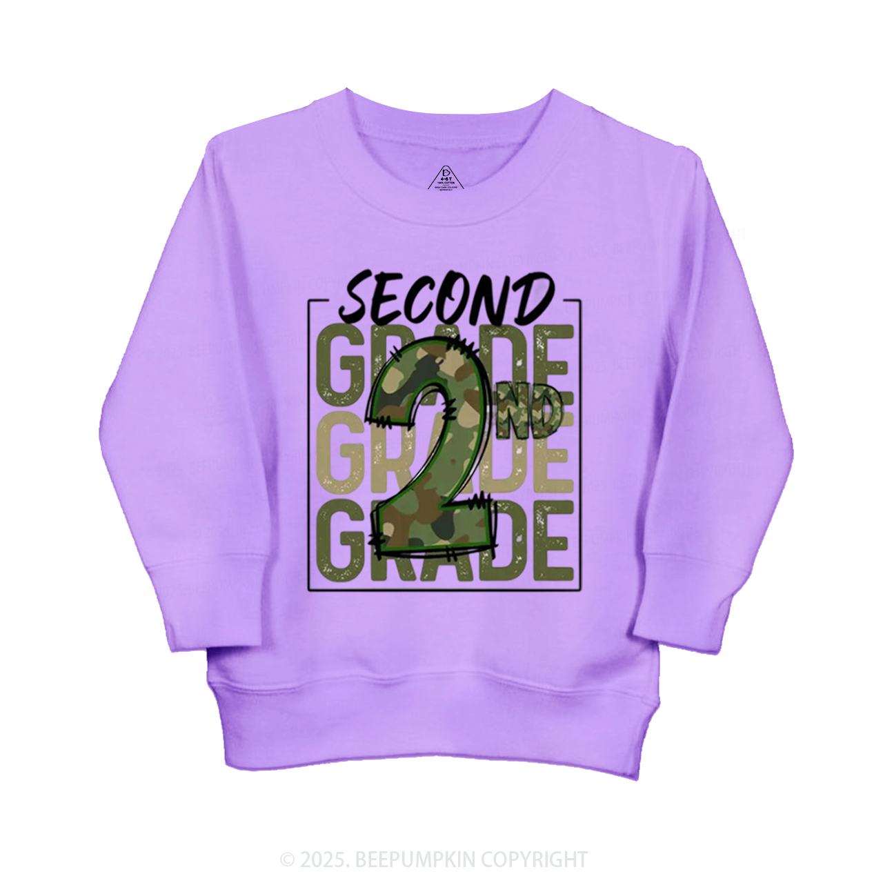 Personalized Camo Back to School Kid's Sweatshirt
