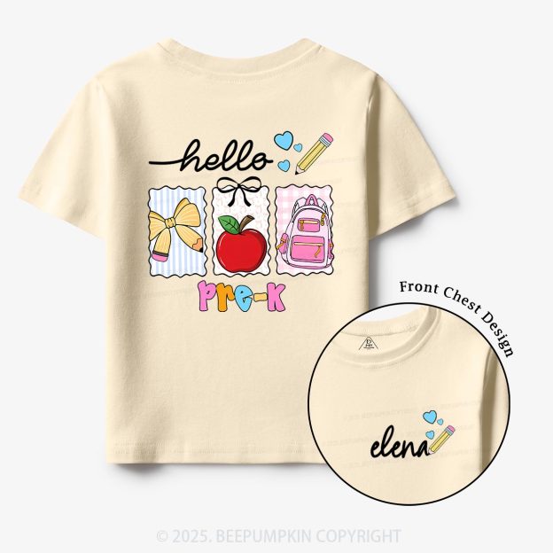 Personalized Back To School Gift Package Toddler&Kid's Tees Beepumpkin