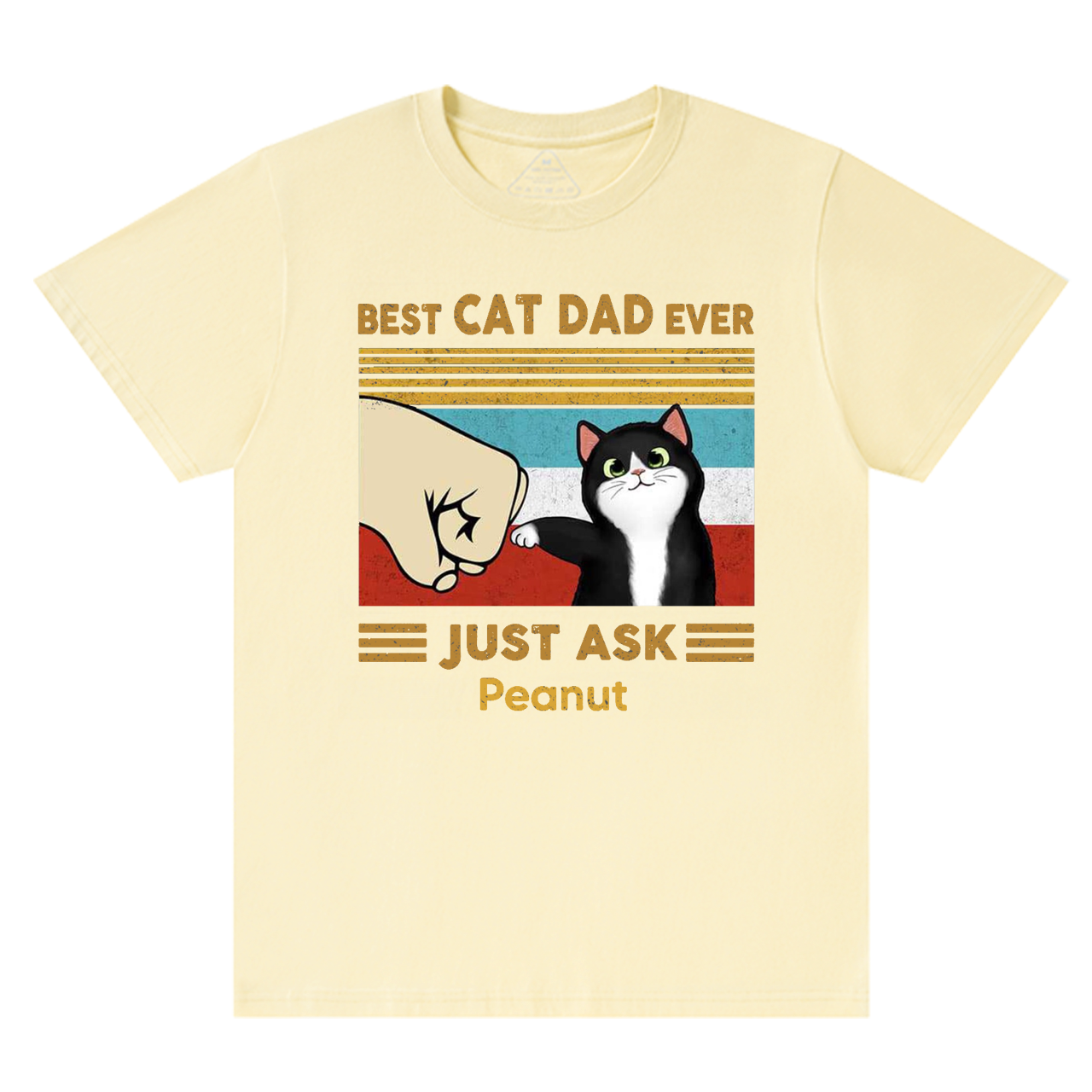 Personalized Best Cat Dad Ever T-shirt