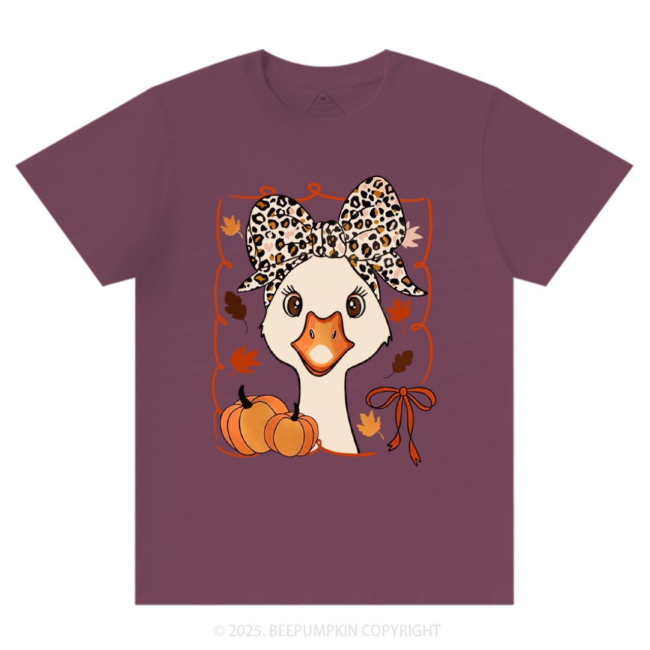 Leopard Bows T-Shirts Beepumpkin