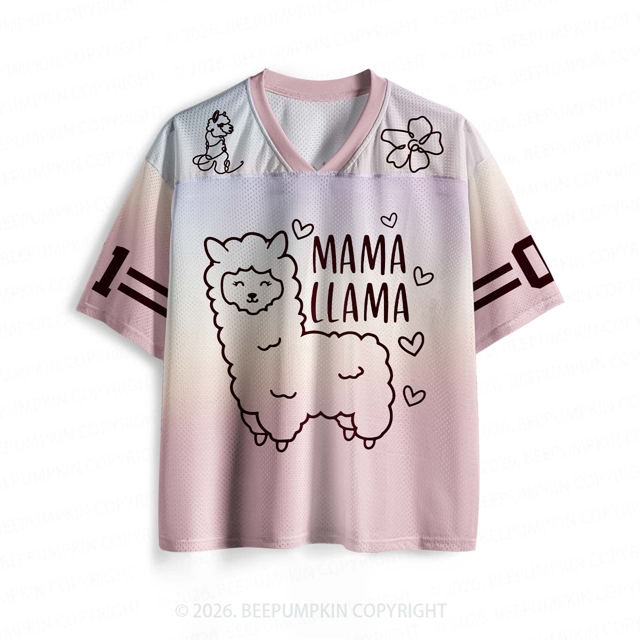Little Llama Mesh Jersey For Family