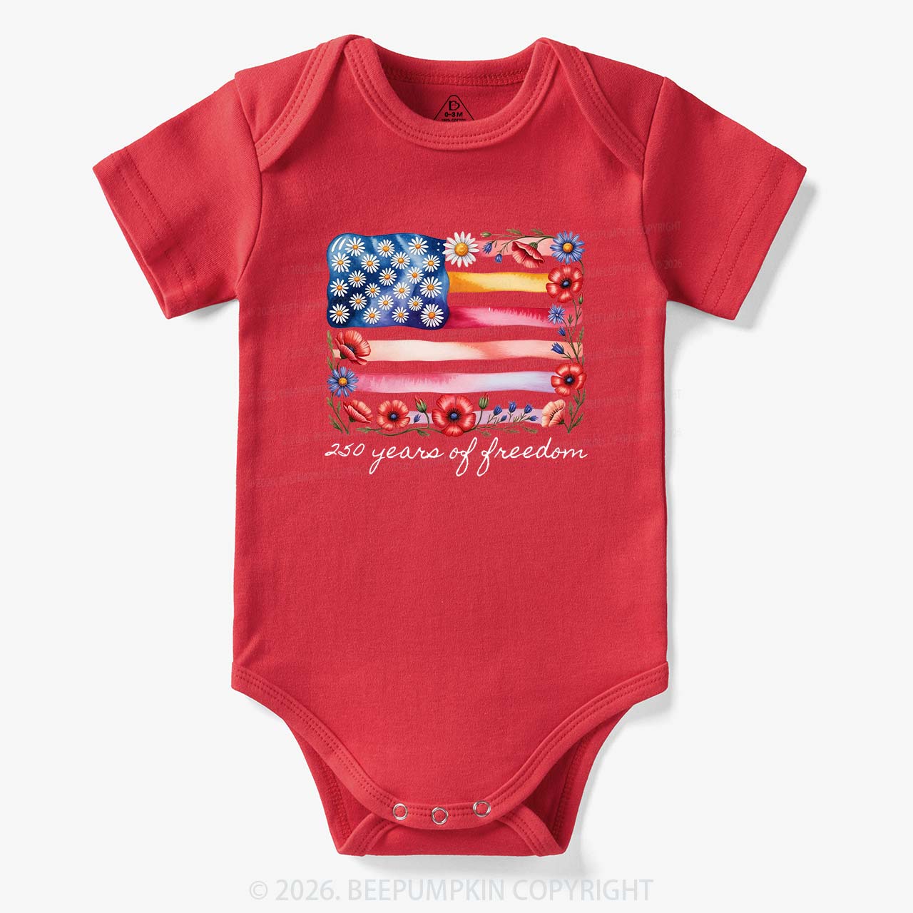 250 Years of Freedom Patriotic Bodysuit