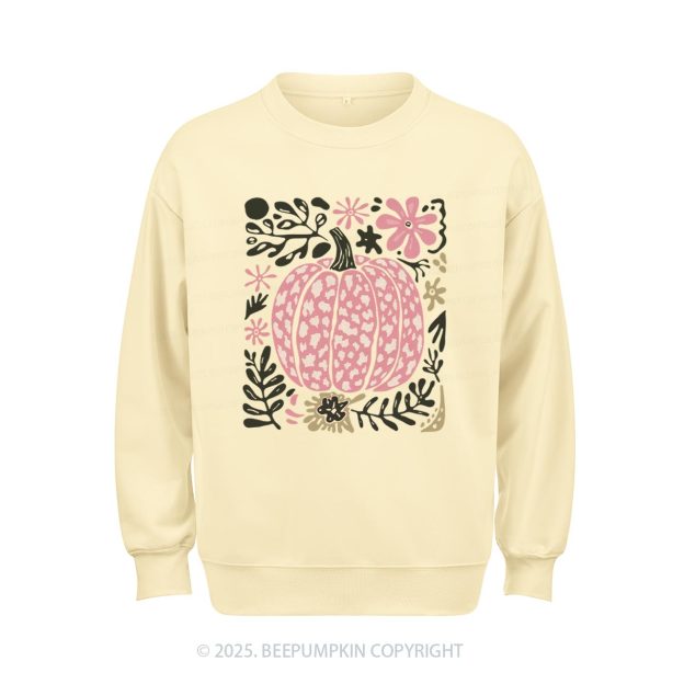 Leopard Pink Pumpkin Sweatshirt Beepumpkin