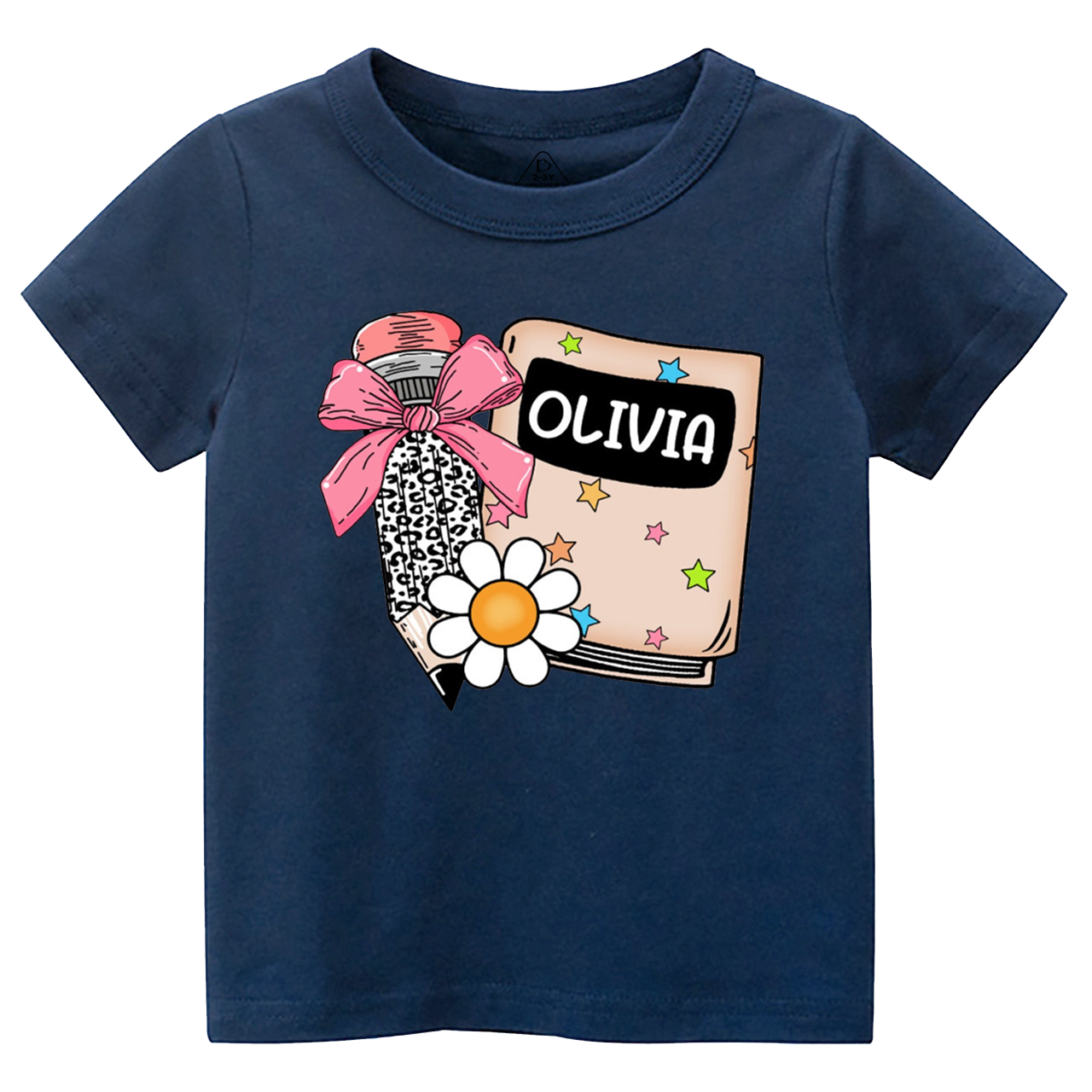 Personalized Name Back To School Toddler&Kid's Tees Beepumpkin 